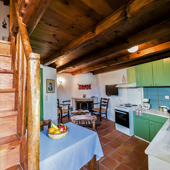 Villa Archanes One Bedroom Apartment Living Room